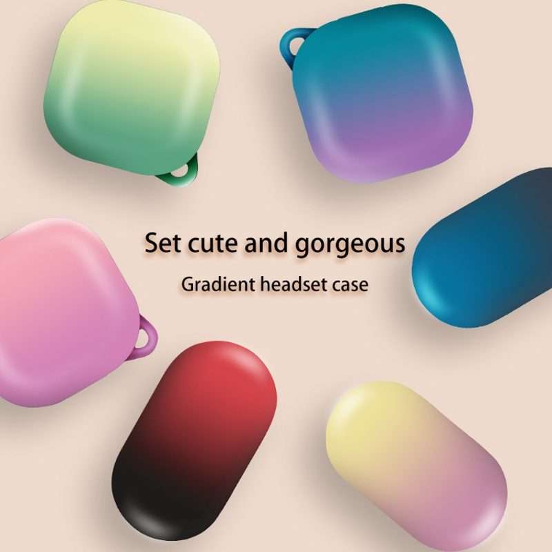 Gradient Headphone Cover For Samsung Buds Pro/Buds Live/Buds 2(Pink)