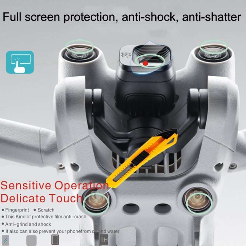 MN3-BHM-SF For DJI Mini 3 Pro Sensor + Lens Protector Anti -Scratch And Anti -Bump Acc ... (Black)
