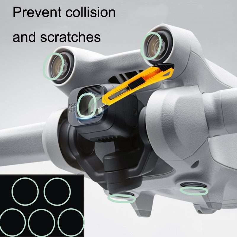 MN3-BHM-SF For DJI Mini 3 Pro Sensor + Lens Protector Anti -Scratch And Anti -Bump Acc ... (Black)