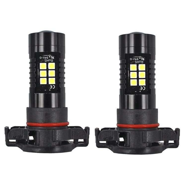 1pair Automotive High-power LED White Light Fog Lamp(H16)