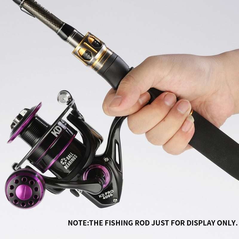 Metal Spinning Wheel Long-range Fish Wire Wheel, Style: KD PRO1000 (Metal Ball Grip)