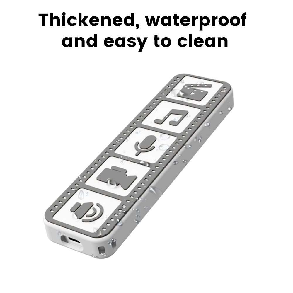 Silicone Remote Controller Waterproof Anti-Slip Protective Cover For Apple TV 4K 2021(Brown)
