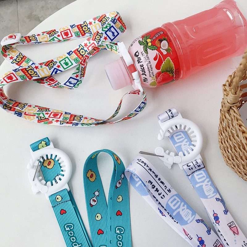 5 PCS 3cm Buckle Beverage Bottle Strap Crossbody Water Cup Lanyard(E5)
