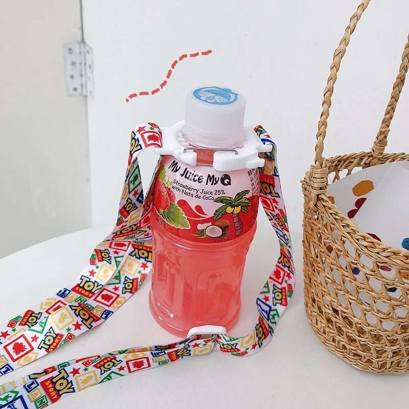 5 PCS 3cm Buckle Beverage Bottle Strap Crossbody Water Cup Lanyard(E5)