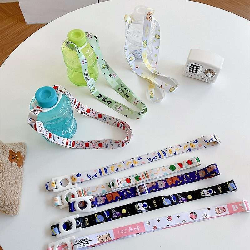 5 PCS Mineral Water Bottle Shoulder Strap Beverage Bottle Lanyard(E32)