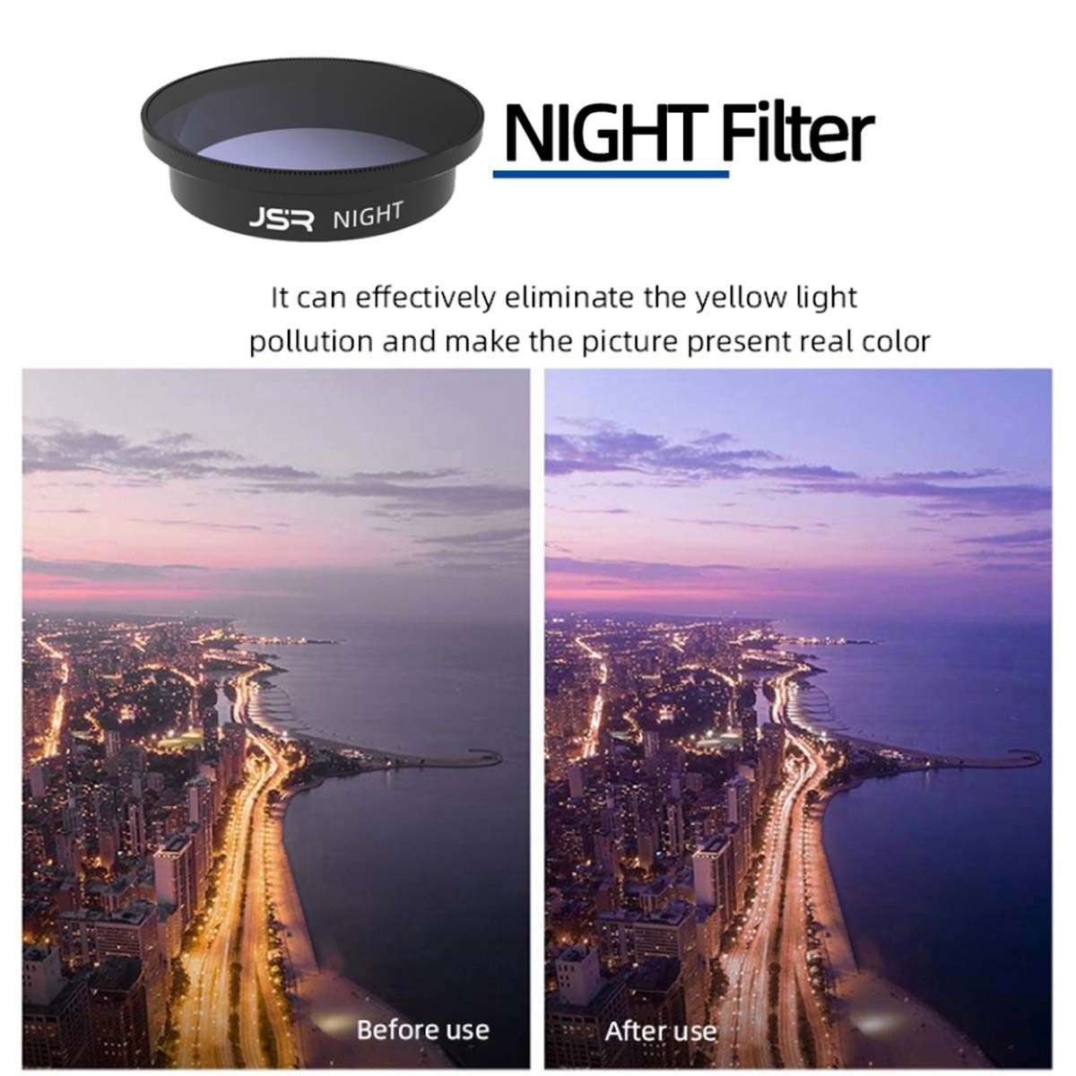 JSR Drone Filter Lens Filter For DJI Avata,Style: ND32PL