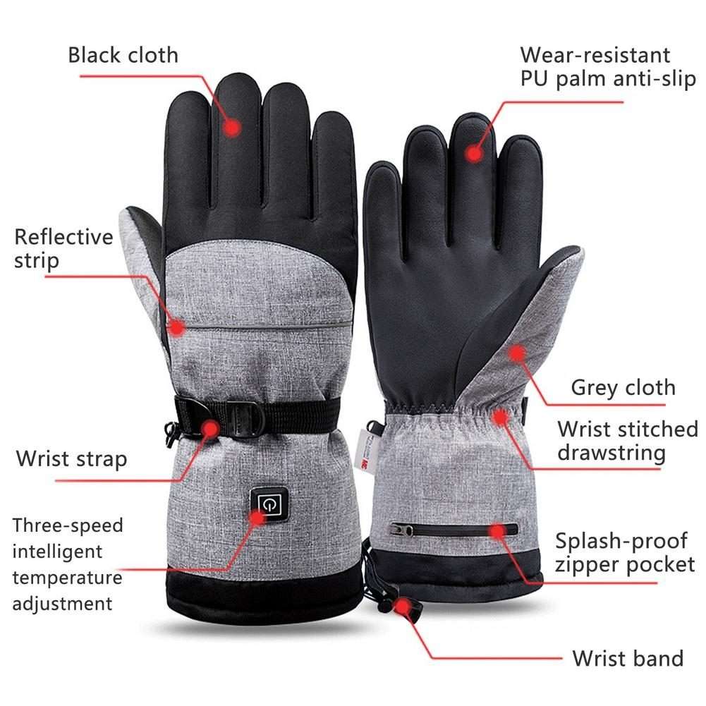 Winter Heating Hand Warmer Electric Thermal Gloves ,Specification: Only Gloves