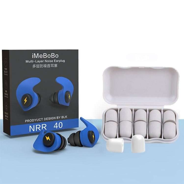 Anti-noise Sleep Earplugs Soundproof Earplugs(Blue)