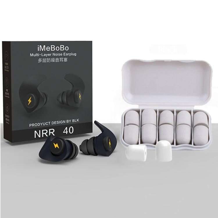 Anti-noise Sleep Earplugs Soundproof Earplugs(Black)