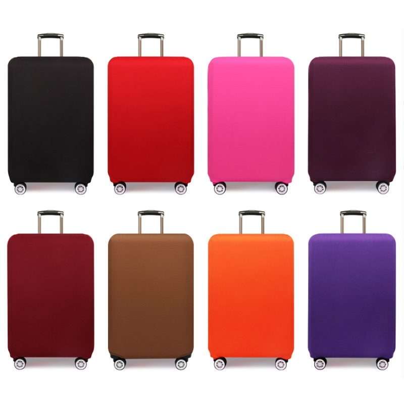 Thickened Wear-resistant Stretch Luggage Dust-proof Protective Cover, Size: M(Coffee)