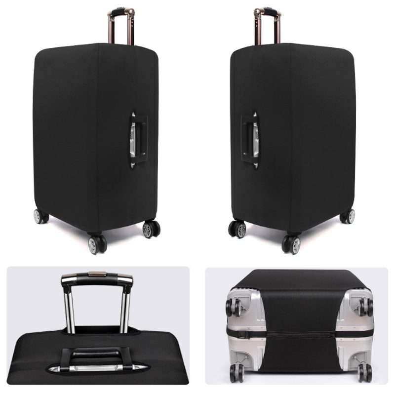 Thickened Wear-resistant Stretch Luggage Dust-proof Protective Cover, Size: M(Coffee)