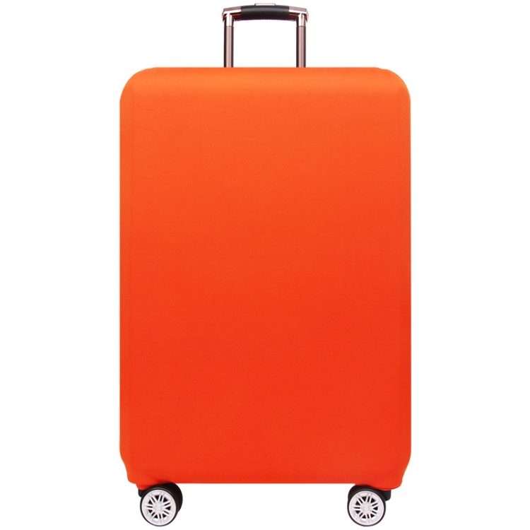 Thickened Wear-resistant Stretch Luggage Dust-proof Protective Cover, Size: L(Orange Red)