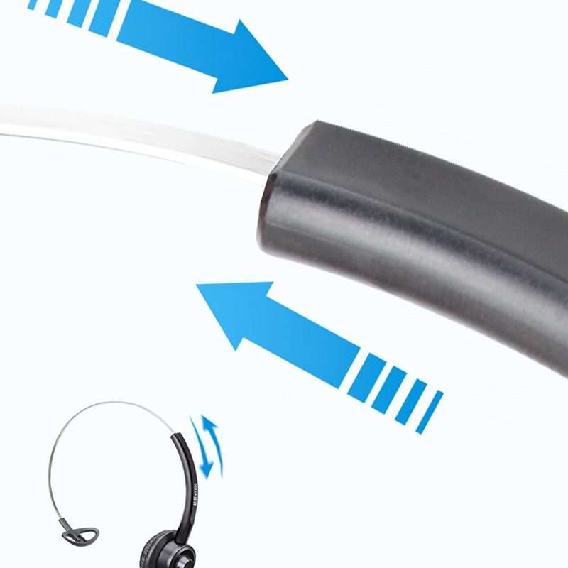 VT200 Single Ear Telephone Headset Operator Headset With Mic,Spec: 3.5mm Single Plug With Answer K