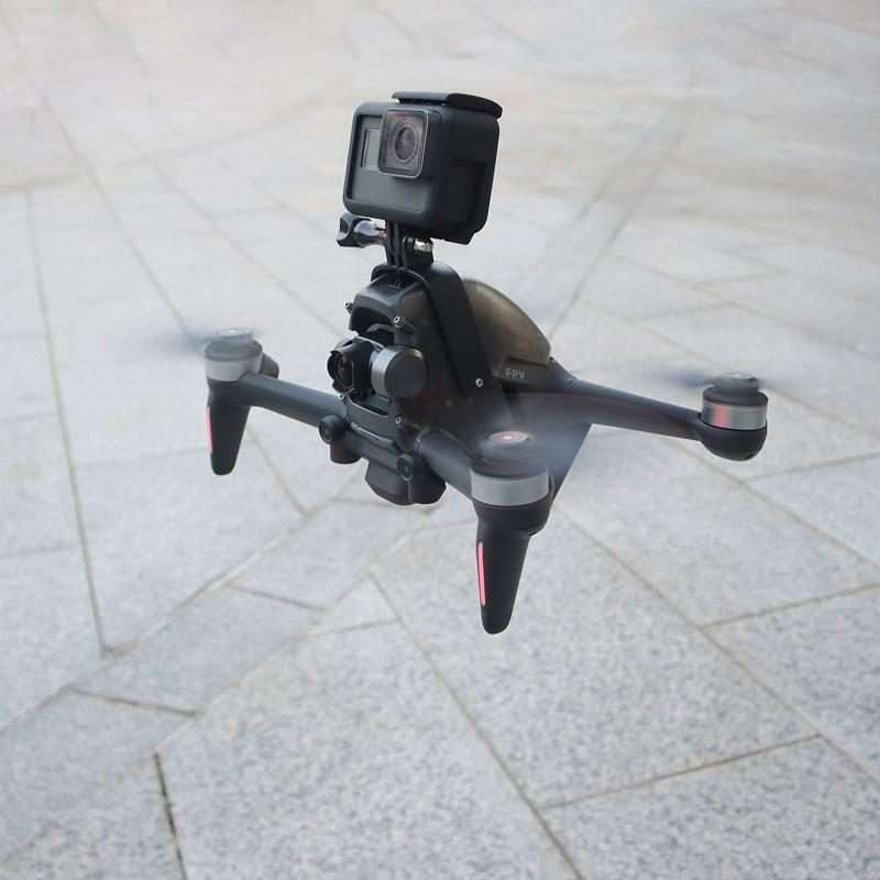 For DJI FPV Top Expansion Adapter Bracket Sports Camera Bracket
