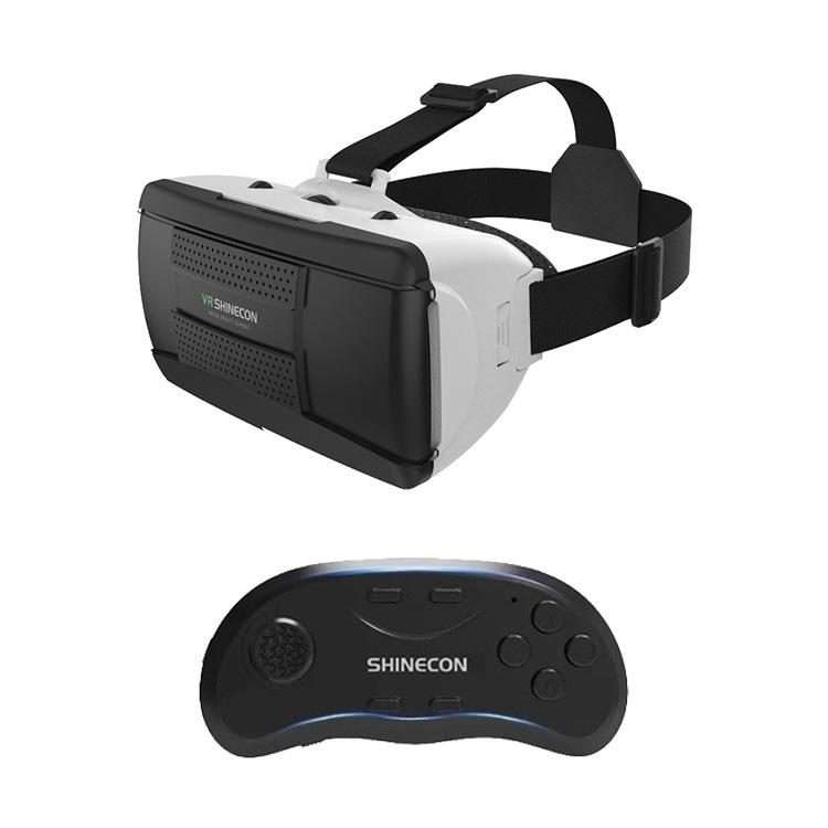 VRSHINECON G06B+B01 Handle VR Glasses Phone 3D Virtual Reality Game Helmet Head Wearing Digital Gl