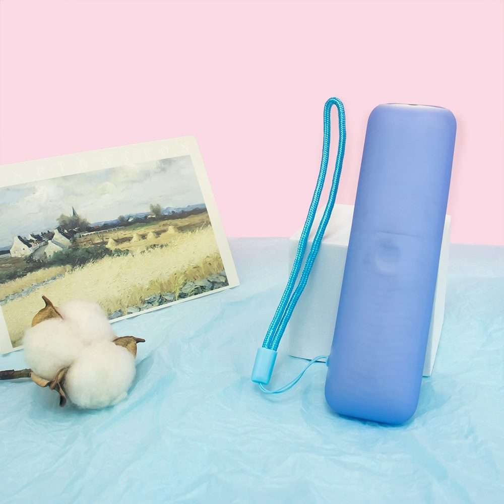 For ONN Android TV 4K UHD Streaming Device Y55 Anti-Fall Silicone Remote Contr ... (Luminous Blue)