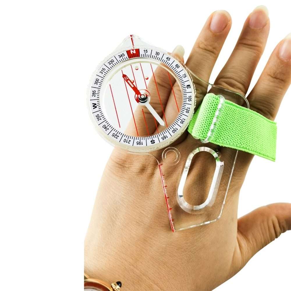 DJ47-1 Outdoor Thumb Wearable Compass with Luminous Dot