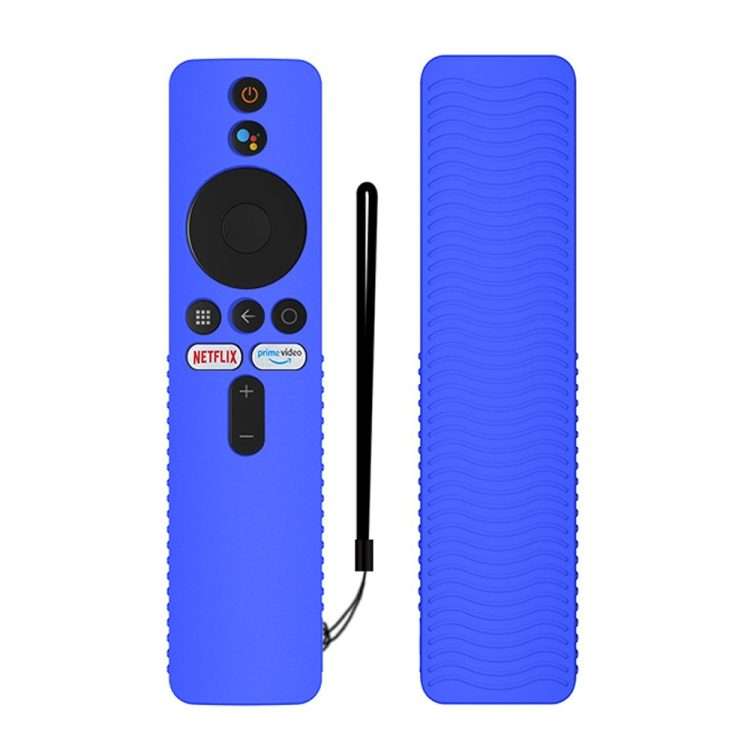 For Xiaomi 4K TV Stick Y48 Remote Control Anti-Drop Silicone Protective Cover(Blue)