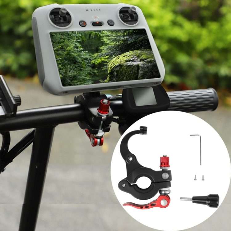 For DJI Mini 3 Pro / RC1 Sunnylife MM3-ZJ400 Remote Control Shooting Camera Bicycle Clip(Black)