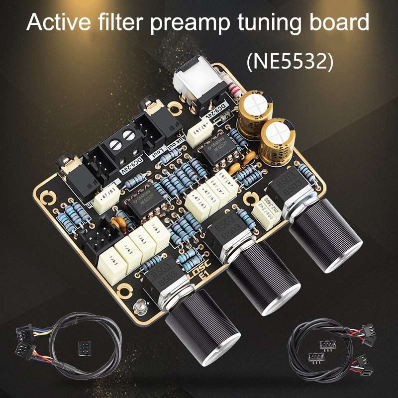 NE5532 Tuner Plate Active Filter Amplifier Board HIFI Front Module Universal Dual Operation Amplif