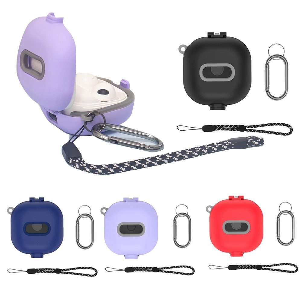 D10 For Samsung Galaxy Buds Live/Buds Pro/Buds 2 Shockproof Earphone Protective Cover ... (Purple)