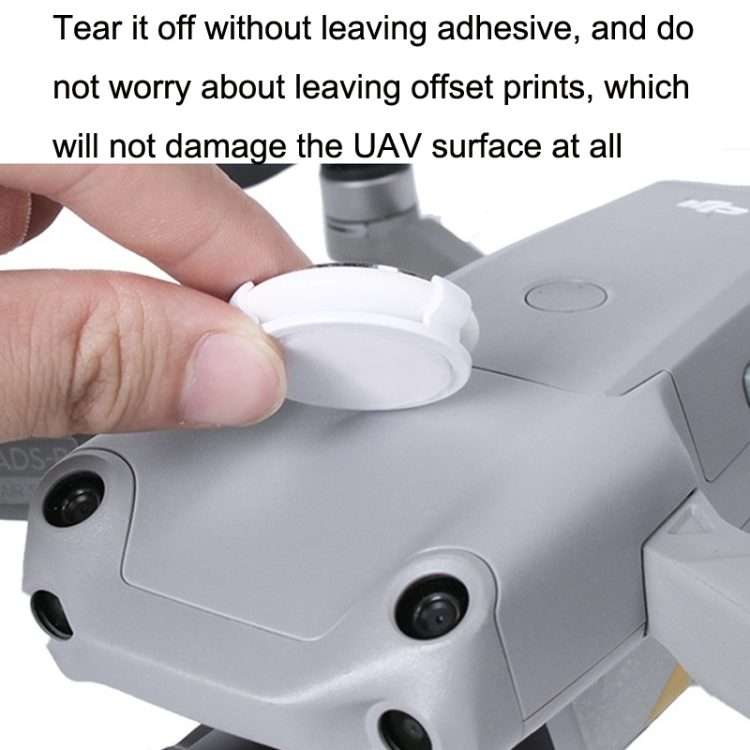 Sunnylife TY-Q9354 For DJI Avata / Mavic 3 / Mini 3 Pro Installation AirTag Locator Bracket(White)