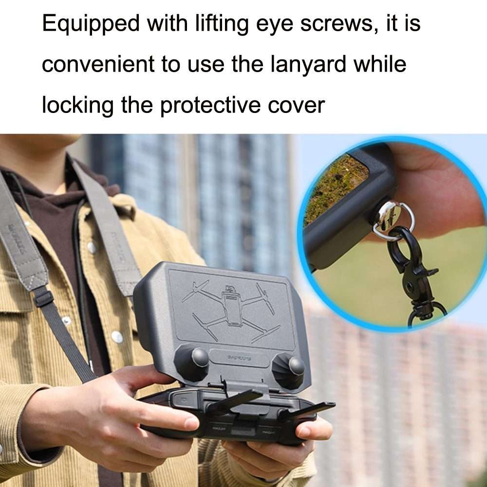 Sunnylife YK558 With Screen Remote Control Shielding Protection Cover For DJI Mini 3 ... (Black)