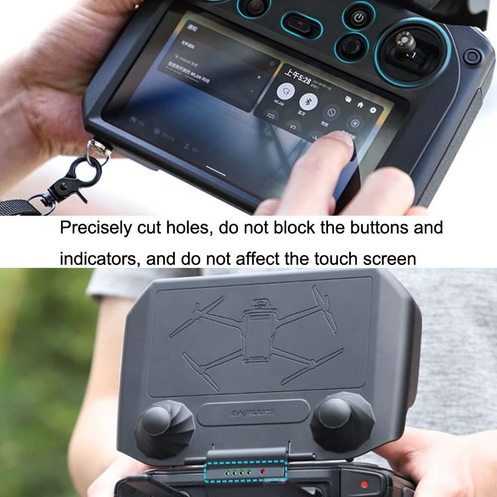 Sunnylife YK558 With Screen Remote Control Shielding Protection Cover For DJI Mini 3 ... (Black)