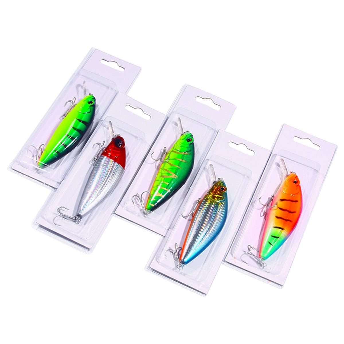 HENGJIA Long-distance Casting Sinking Minnow False Bait, Size: 12cm 32g(Sky Blue)