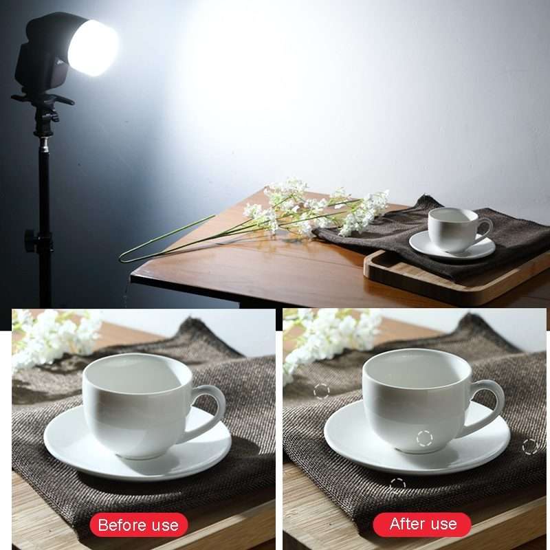 Round Light Head Universal SLR Camera Top Hot Shoe Light Soapbox, For Godox V1/AD100Pro ... (Blue)