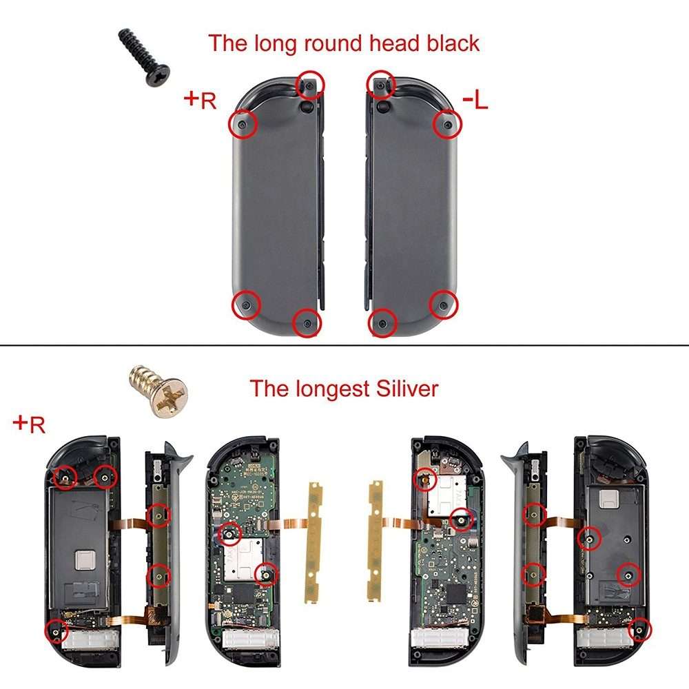 For Nintendo Switch Joy-Con 2sets Screws Repair Tools,Spec: 18 In 1