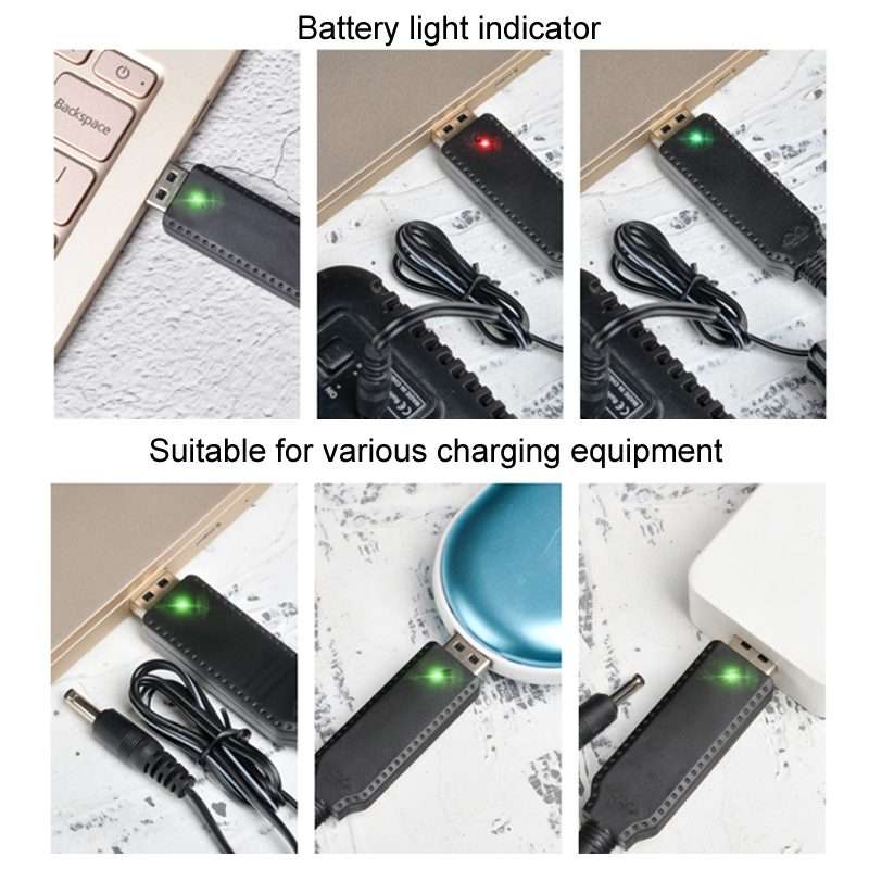 10pcs 3.7V IC Circuit Protection Lithium Battery USB Straight Head Charging Cable, Model: 2.0mm