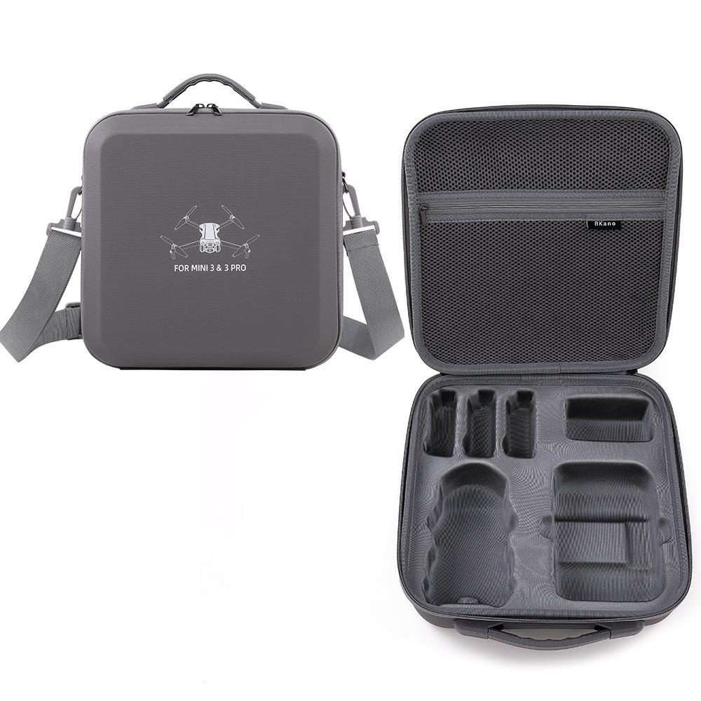 For DJI Mini 3 / Mini 3 Pro BKANO PU Storage Bag Portable Shoulder Bag Messenger Bag RC-N1 Version