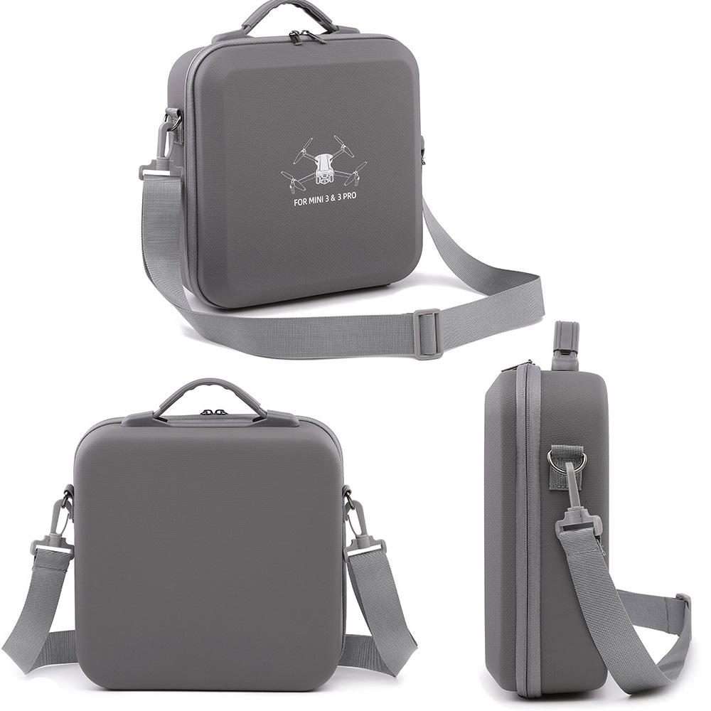 For DJI Mini 3 / Mini 3 Pro BKANO PU Storage Bag Portable Shoulder Bag Messenger Bag RC-N1 Version