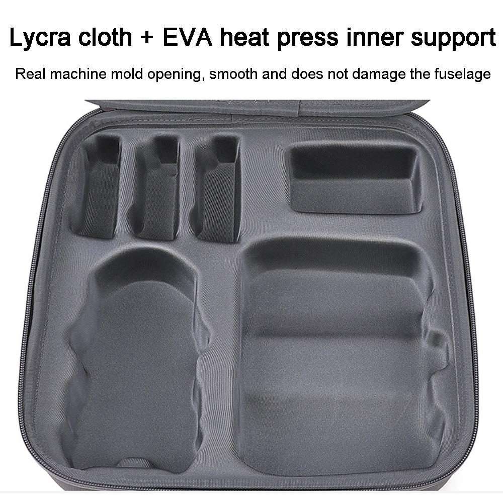 For DJI Mini 3 / Mini 3 Pro BKANO PU Storage Bag Portable Shoulder Bag Messenger Bag RC-N1 Version