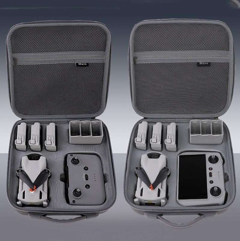For DJI Mini 3 / Mini 3 Pro BKANO PU Storage Bag Portable Shoulder Bag Messenger Bag RC-N1 Version