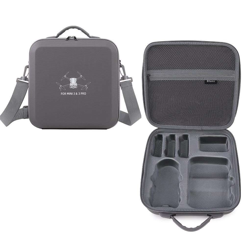 For DJI Mini 3 / Mini 3 Pro BKANO PU Storage Bag Portable Shoulder Bag Messenger Bag RC Version