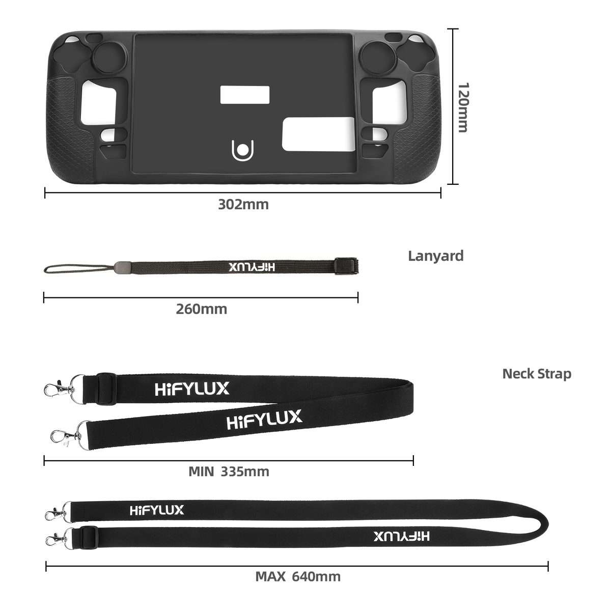 For Steam Deck Hifylux ST-PF14 Game Console Silicone Case Anti-scratch Non-slip Handhel ... (Blue)