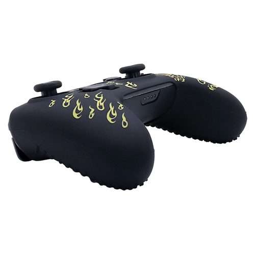 For Nintendo Switch Pro Game Handle Soft Shock Absorbing Silicone Protective Sleeve(Bronze)