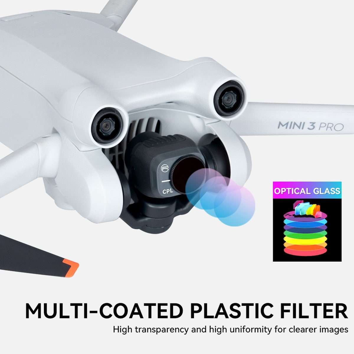 For DJI Mini 3 Pro RCSTQ PL Filters Drone Accessoires ND16/PL
