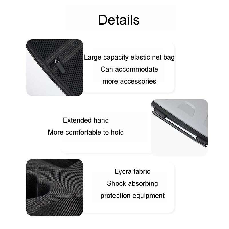 For DJI Mini 3 Pro RCSTQ Remote Control Portable Storage Bag(Grey)
