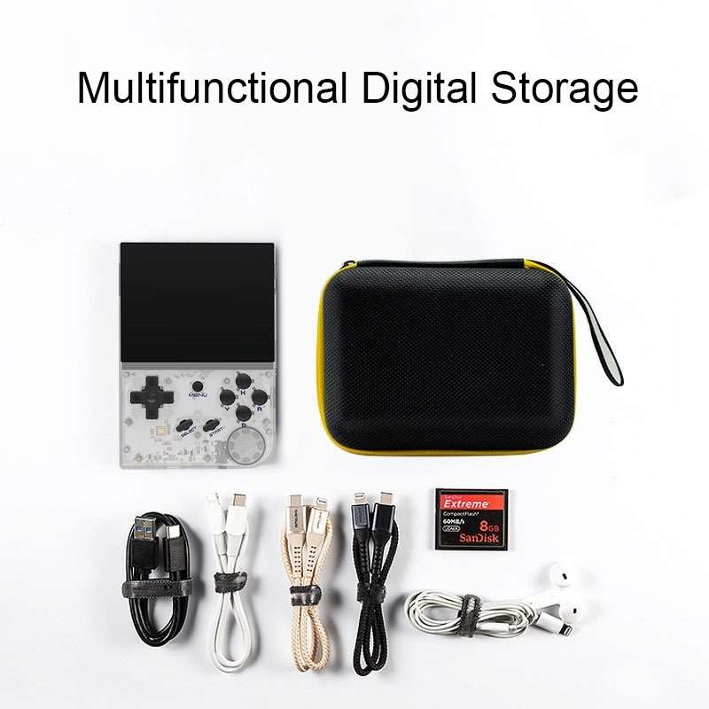 For RG35XX/VS Game Console Waterproof and Anti-pressure Storage Bag Portable Case