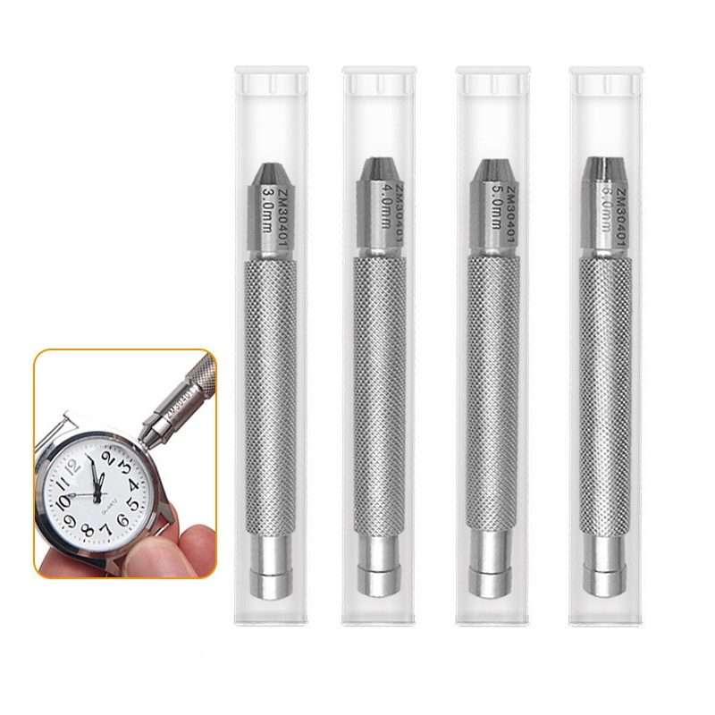 QYZ7021 6.5-7.5mm Watch Clockwork Time Adjustment Tool Stainless Steel Watch Handle