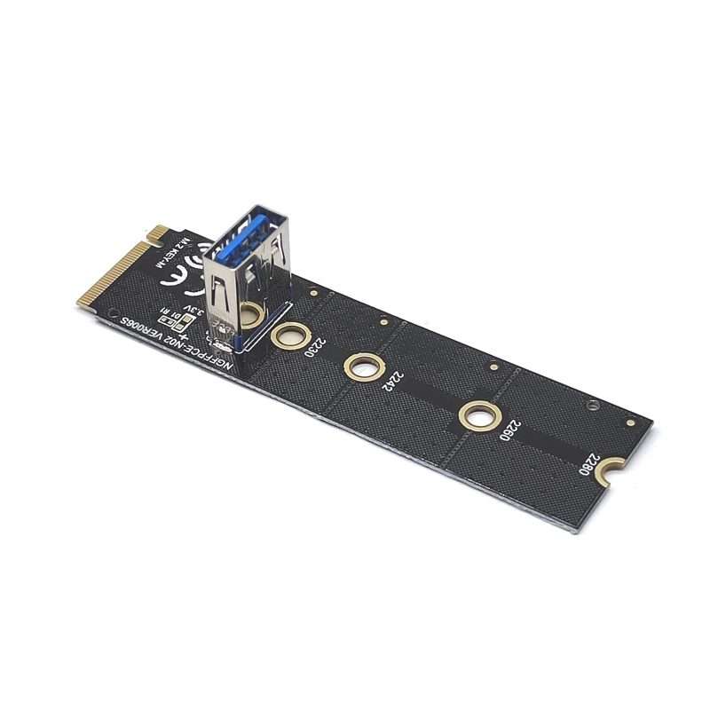 M.2 NVME To USB 3.0 PCI-E Expansion Card Adapter for Graphics Card(Whiteboard)