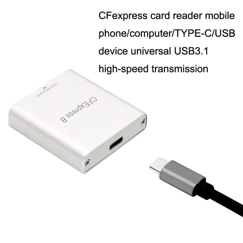 10G High Speed USB3.2 Z6/Z7 1DX3 Wiring CFEXPRESS Card Reader With Double Line