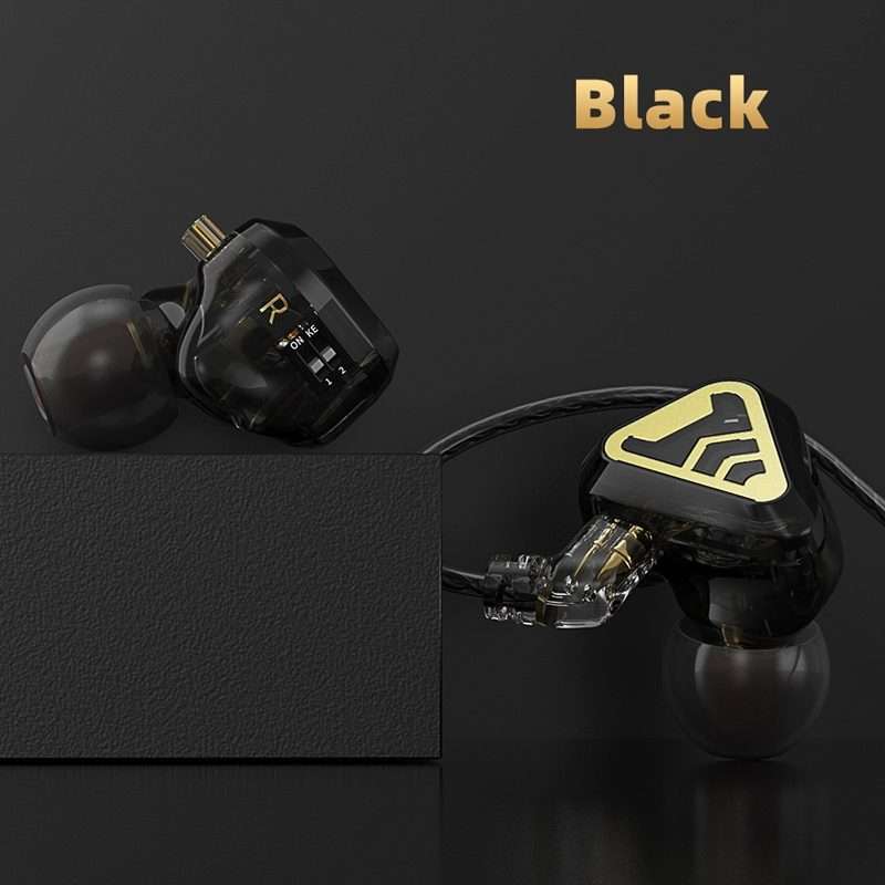 CVJ In-Ear Wired Gaming Earphone, Color: Black