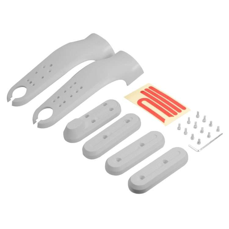 For Xiaomi M365 / PRO / 1S Skateboard Accessories Front Fork Plastic Protection Cover ... (White)