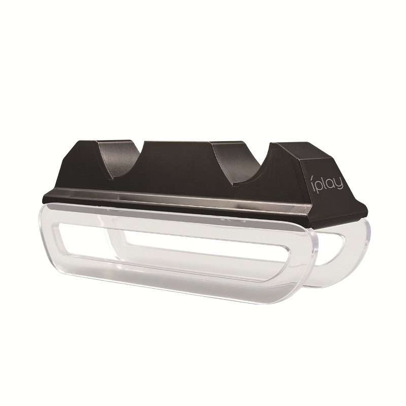 iplay HBP-289 For PS5 Game Handle Dual Seat Charger Touch Point Charging Base(Black)