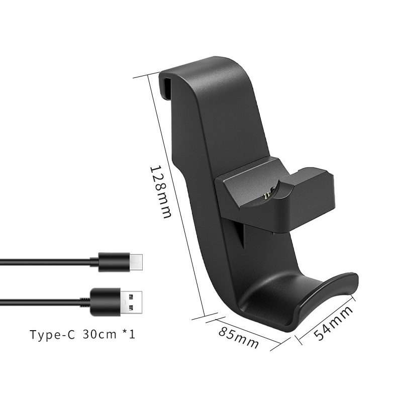 iplay HBP-293 For PS5 Suspension Handle Charging Seat Headphone Storage Hook Game Cons ... (Black)