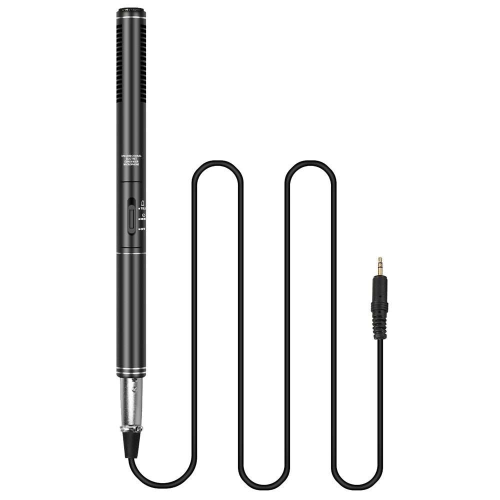 28cm Smart Noise Reduction Live Sound Card Computer Microphone Phone Camera News Interview Microph
